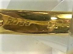 K18 18金 リング 指輪 ルビー 0.39ct ダイヤ 0.16ct