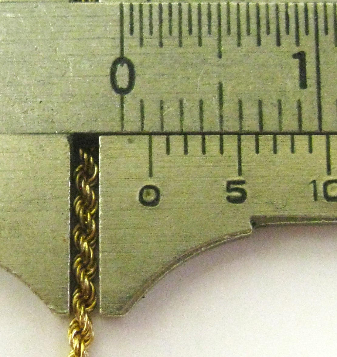 美品 K18 18金 ネックレス ロープ デザイン 39.5cm