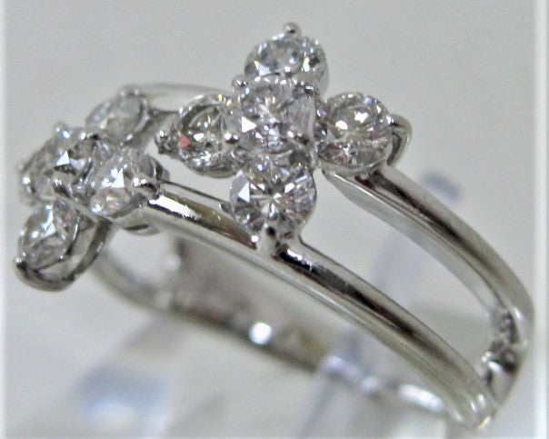 Pt900 プラチナ リング 指輪 スウィートテン ダイヤモンド 1.04ct