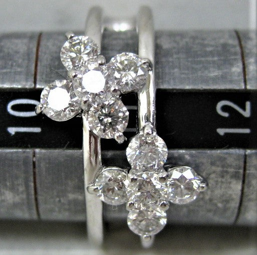 Pt900 プラチナ リング 指輪 スウィートテン ダイヤモンド 1.04ct