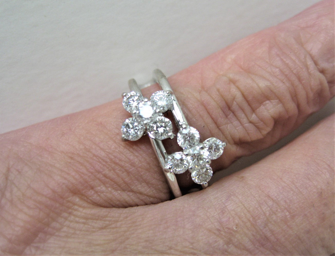 Pt900 プラチナ リング 指輪 スウィートテン ダイヤモンド 1.04ct