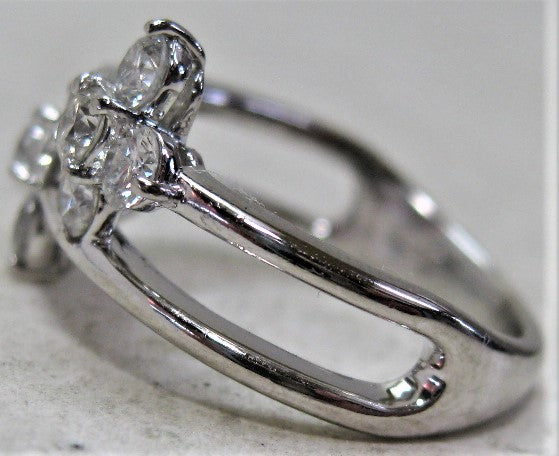 Pt900 プラチナ リング 指輪 スウィートテン ダイヤモンド 1.04ct