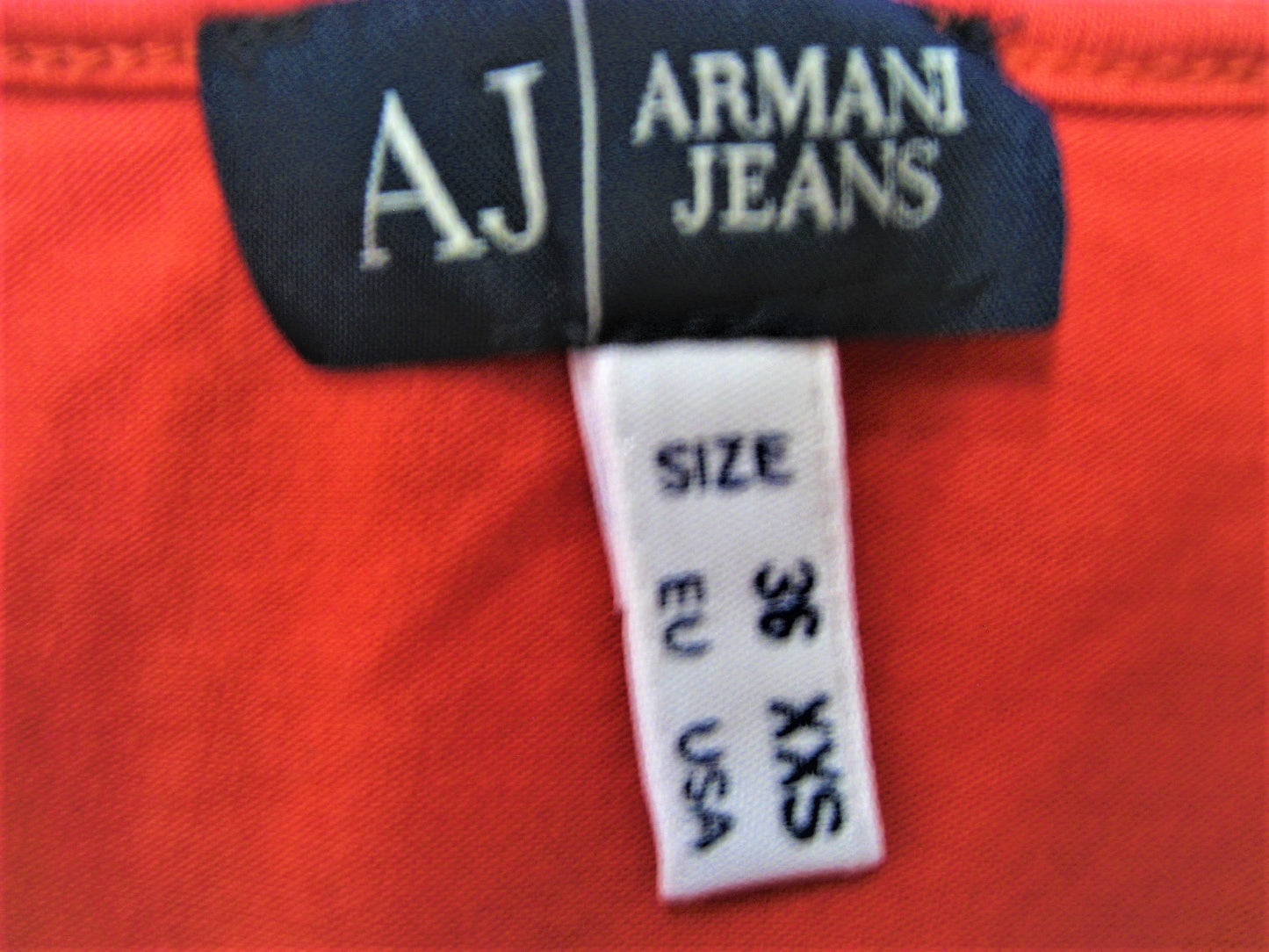 美品 アルマーニ ジーンズ ARMANI JEANS 半袖Tシャツ/カットソーb
