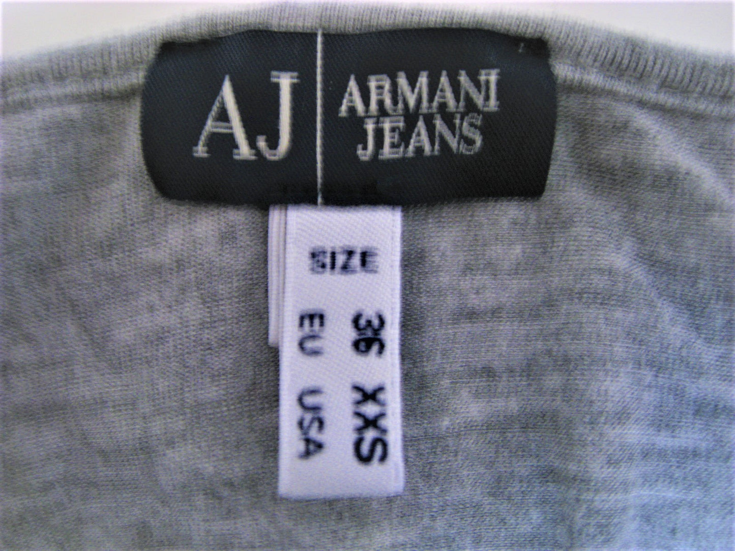 美品 アルマーニ ジーンズARMANI JEANS 半袖Tシャツ/カットソー c