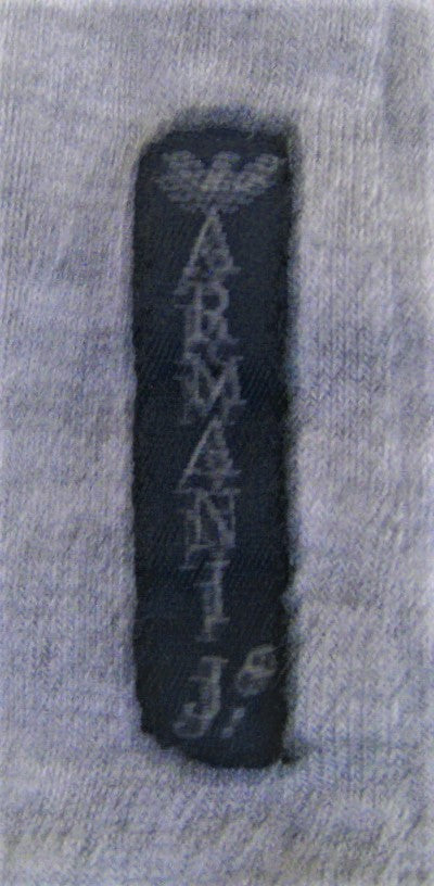 美品 アルマーニ ジーンズARMANI JEANS 半袖Tシャツ/カットソー c