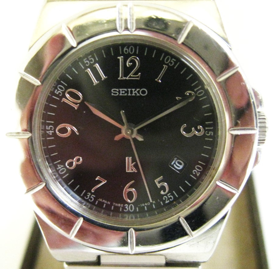 日本製 セイコーSEIKO ルキア ローマ数字 3針 デート 7N82-0620