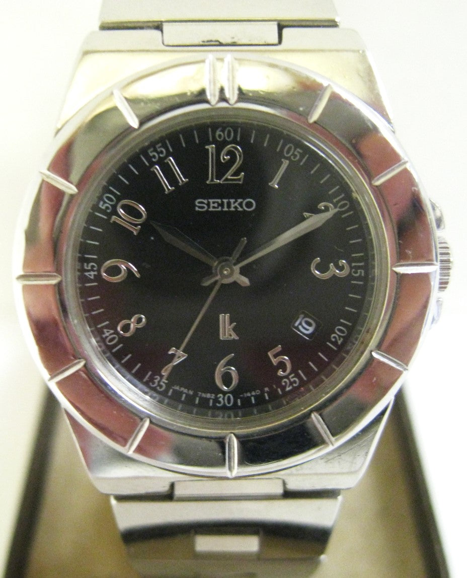 日本製 セイコーSEIKO ルキア ローマ数字 3針 デート 7N82-0620