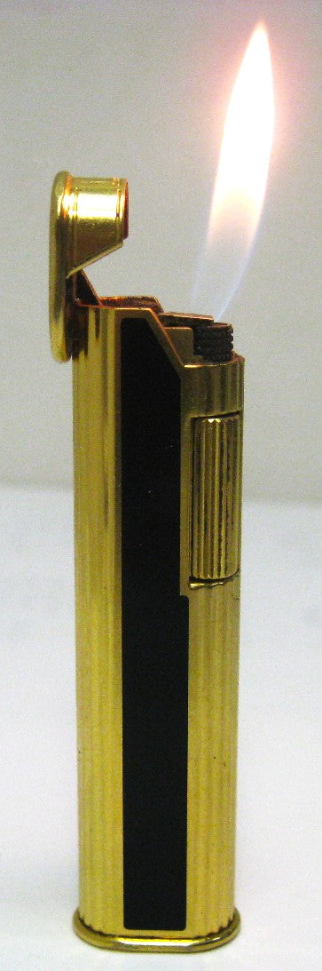 美品 ダンヒル DUNHILL ライター ドレス ゴールド+ブラック 男女兼用